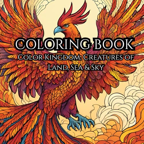 A Tranquil Animal Coloring Journey Through Land, Sea, and Sky: A Calming Adult Coloring Book for Stress Relief and Mindfulness von Independently published