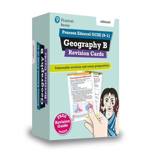 Revise Edexcel GCSE (9-1) Geography B Revision Cards: with free online Revision Guides (Pearson Revise)