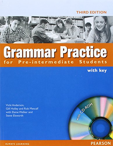 Grammar Practice for Pre-Intermediate Students, with Answer Key and CD-ROM von Pearson Longman