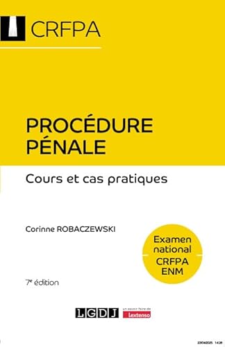 Procédure pénale: Cours, actualités et exercices corrigés Procédure pénale: Cours, actualités et exercices corrigés von LGDJ