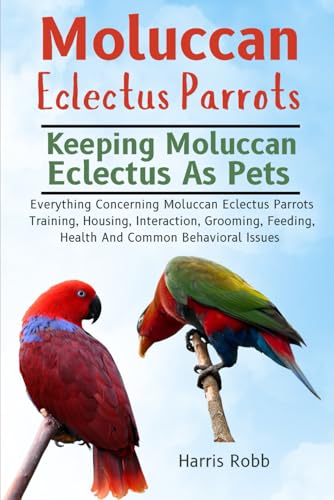 MOLUCCAN ECLECTUS PARROTS: Everything Concerning Moluccan Eclectus Parrots Training, Housing, Interaction, Grooming, Feeding, Health And Common Behavioral Issues von Independently published