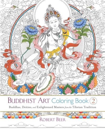 Buddhist Art Coloring Book 2: Buddhas, Deities, and Enlightened Masters from the Tibetan Tradition von Shambhala Publications