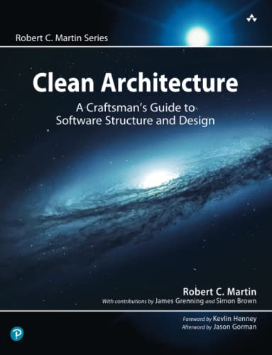 Clean Architecture: A Craftsman's Guide to Software Structure and Design: A Craftsman's Guide to Software Structure and Design (Robert C. Martin Series) von Pearson