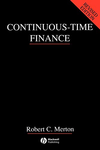 Continuous-Time Finance (Macroeconomics and Finance) von Wiley-Blackwell