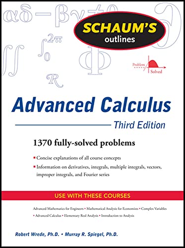 Schaum's Outline of Advanced Calculus, Third Edition (Schaum's Outlines) von McGraw-Hill Education