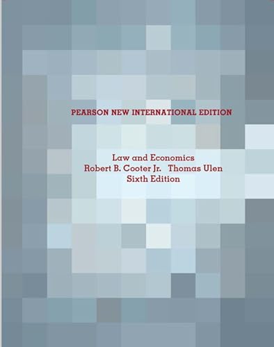 Law and Economics Pearson New International Edition: Pearson New International Edition Law and Economics Pearson New International Edition: Pearson New International Edition von Pearson