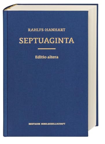 Septuaginta: Editio altera; Großformat von Deutsche Bibelges.