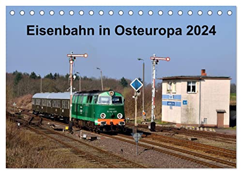 Eisenbahn Kalender 2024 - Oberlausitz und Nachbarländer (Tischkalender 2024 DIN A5 quer), CALVENDO Monatskalender von CALVENDO