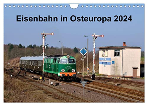 Eisenbahn Kalender 2024 - Oberlausitz und Nachbarländer (Wandkalender 2024 DIN A4 quer), CALVENDO Monatskalender von CALVENDO