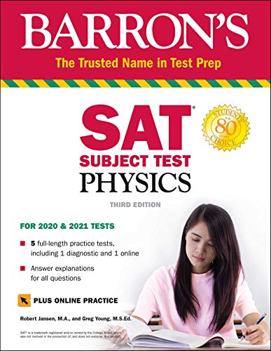 SAT Subject Test Physics with Online Test (Barron's Test Prep) von Barrons Educational Series
