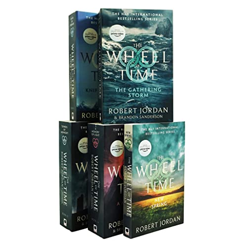 Robert Jordan The Wheel of Time Collection 4 Books Set Series 3 (Book 11-14) (Knife Of Dreams, The Gathering Storm, Towers Of Midnight, A Memory Of Light)