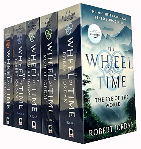 Robert Jordan The Wheel of Time Collection 5 Books Set Series 1 (Book 1-5)