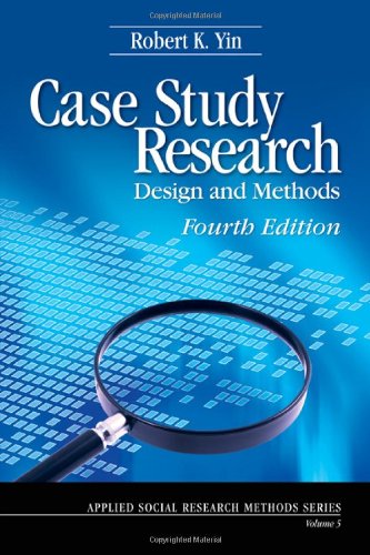 Case Study Research: Design and Methods (Applied Social Research Methods Series, Band 5) von Sage Publications Ltd.