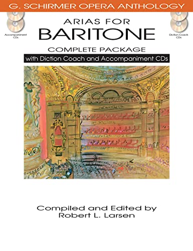 Arias For Baritone - Complete Package (Buch & 4 CD) (G. Schirmer Opera Anthology: Arias for): With Diction Coach and Accompaniment CDs von G. Schirmer