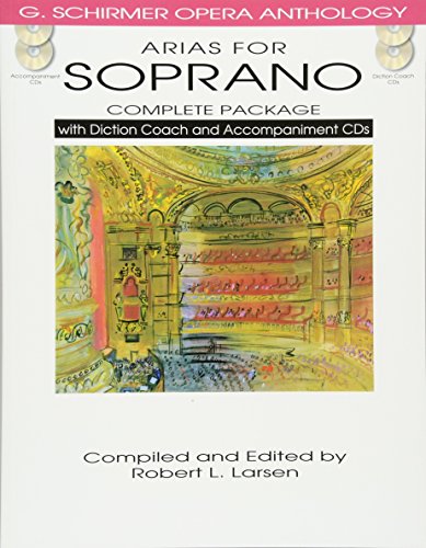 Arias For Soprano - Complete Package: Noten, CD für Sopran solo (G. Schirmer Opera Anthology): With Diction Coach and Accompaniment Cds