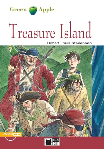 Treasure Island: Englische Lektüre für das 4. und 5. Lernjahr. Lektüre mit Audio-CD (Black Cat Green Apple)