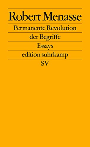 Permanente Revolution der Begriffe: Vorträge zur Kritik der Abklärung (edition suhrkamp) von Suhrkamp Verlag AG