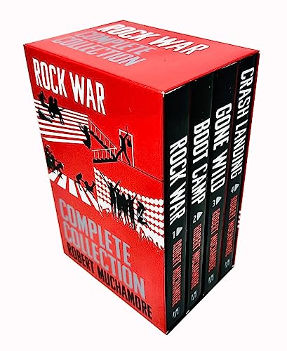Rock War Complete Collection 1-4 Books Box Set By Robert Muchamore (Rock War, Boot Camp, Gone Wild & Crash Landing)