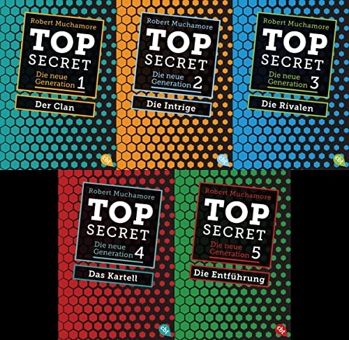 Top Secret: Die neue Generation Band 1-5 plus 1 exklusives Postkartenset