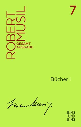 Bücher I (Musil Gesamtausgabe)