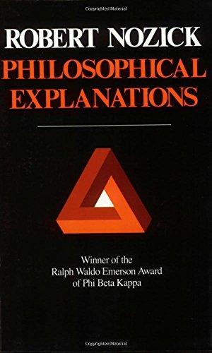Philosophical Explanations von Belknap Press