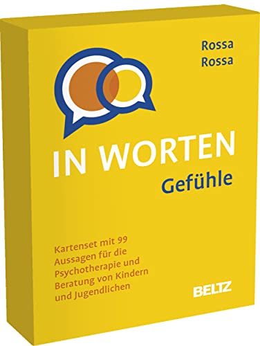 Gefühle in Worten: Kartenset mit 99 Aussagen für die Psychotherapie und Beratung von Kindern und Jugendlichen. Mit 8-seitigem Booklet im Stülpkarton, Kartenformat 5,9 x 9,2 cm. (Beltz Therapiekarten) von Beltz