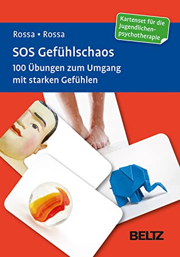 SOS Gefühlschaos: 100 Übungen zum Umgang mit starken Gefühlen. Kartenset für die Jugendlichenpsychotherapie. Mit 12-seitigem Booklet. (Beltz Therapiekarten)