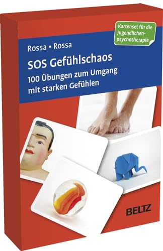 SOS Gefühlschaos: 100 Übungen zum Umgang mit starken Gefühlen. Kartenset für die Jugendlichenpsychotherapie. Mit 12-seitigem Booklet. (Beltz Therapiekarten) von Psychologie Verlagsunion