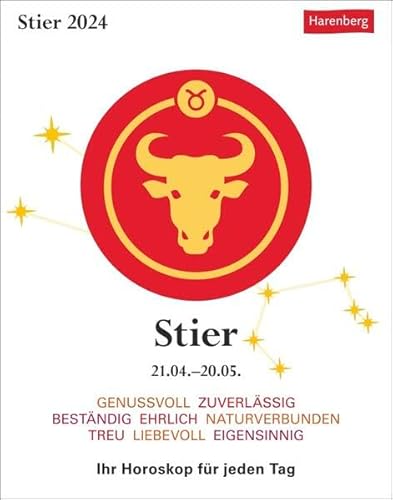 Stier Sternzeichenkalender 2024: Tagesabreißkalender. Tischkalender 2024 mit täglichem Horoskop. Kleiner Kalender mit täglichem Blick in die Sterne: Tagesabreißkalender - Ihr Horoskop für jeden Tag Stier Sternzeichenkalender 2024: Tagesabreißkalender. Tischkalender 2024 mit täglichem Horoskop. Kleiner Kalender mit täglichem Blick in die Sterne: Tagesabreißkalender - Ihr Horoskop für jeden Tag