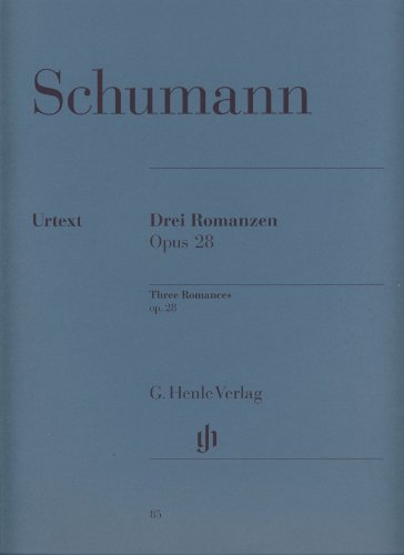 3 Romanzen Op 28. Klavier: Instrumentation: Piano solo (G. Henle Urtext-Ausgabe) von Henle, G. Verlag