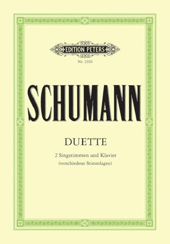 34 Duette: für 2 Singstimmen und Klavier