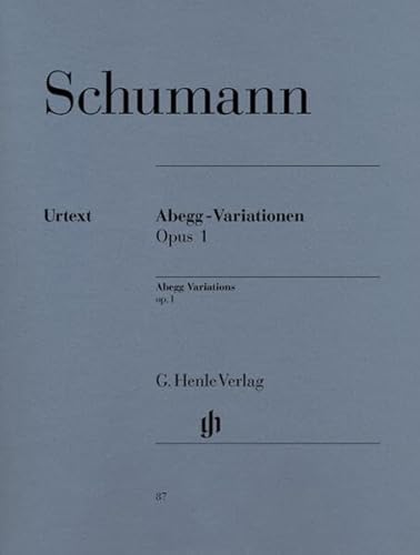 Abegg-Variationen op. 1, Klavier: Besetzung: Klavier zu zwei Händen (G. Henle Urtext-Ausgabe)