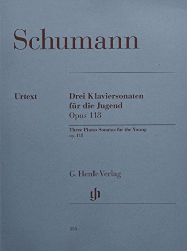 Drei Klaviersonaten für die Jugend op. 118: Besetzung: Klavier zu zwei Händen (G. Henle Urtext-Ausgabe) von G. Henle Verlag