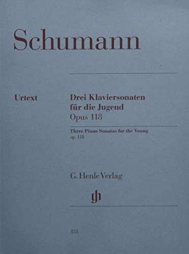Drei Klaviersonaten für die Jugend op. 118: Besetzung: Klavier zu zwei Händen (G. Henle Urtext-Ausgabe)