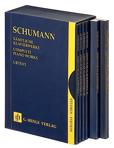 Sämtliche Klavierwerke / 6 Bände im Schuber; Studienedition (Studien-Editionen: Studienpartituren) von G. Henle Verlag