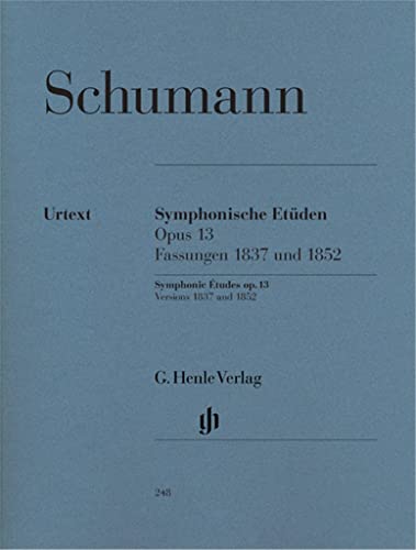 Sinfonische Etueden Op 13. Klavier: Instrumentation: Piano solo (G. Henle Urtext-Ausgabe) von HENLE