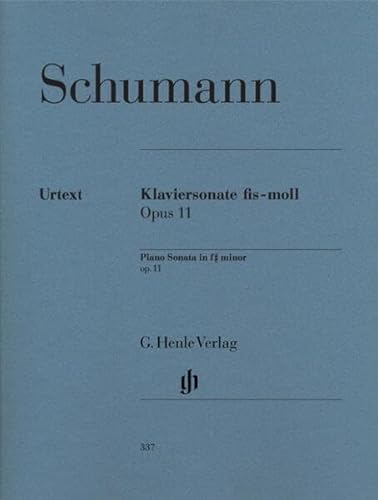 Sonate Fis-Moll Op 11. Klavier: Besetzung: Klavier zu zwei Händen (G. Henle Urtext-Ausgabe) von G. Henle Verlag