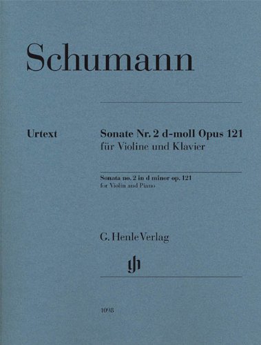 Sonate Nr. 2 d-moll Opus 121 für Violine und Klavier von G. Henle Verlag