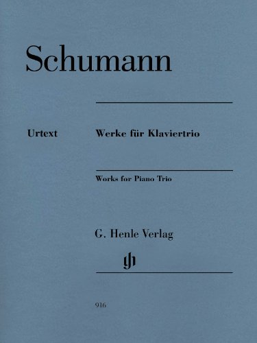 Werke für Klaviertrio: Besetzung: Klaviertrios (G. Henle Urtext-Ausgabe)