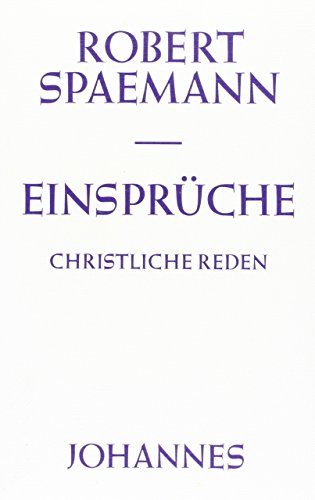 Einsprüche: Christliche Reden (Sammlung Horizonte) von Johannes Verlag