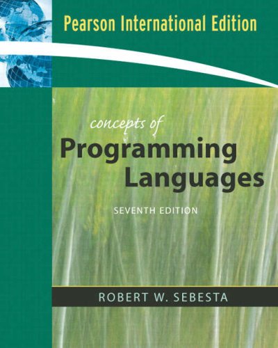 Concepts of Programming Languages von Addison-Wesley Longman, Amsterdam
