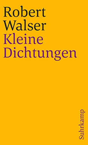 Sämtliche Werke in zwanzig Bänden: Vierter Band: Kleine Dichtungen (suhrkamp taschenbuch)
