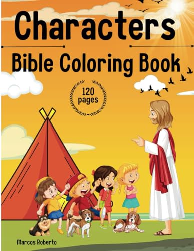 Characters Bible Coloring Book Characters Bible Coloring Book von Independently published