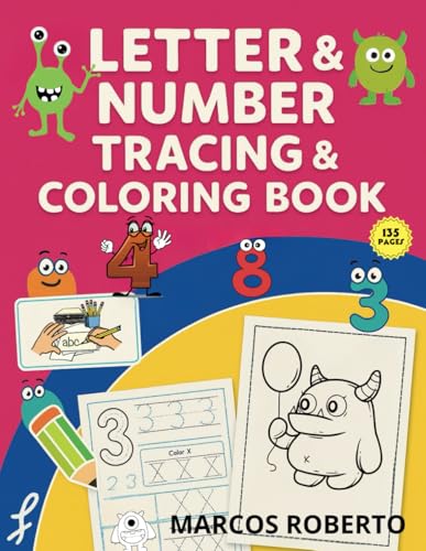LETTER & NUMBER - TRACING & COLORING BOOK LETTER & NUMBER - TRACING & COLORING BOOK von Independently published