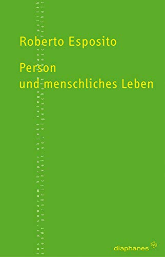 Person und menschliches Leben (TransPositionen)