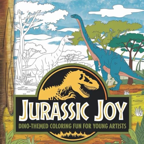 Jurassic Joy: Dino-Themed Coloring Fun for Young Artists von Independently published