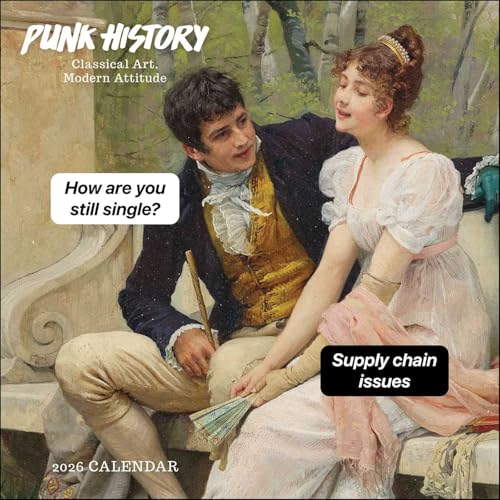 Punk History 2026 Wall Calendar: Classical Art, Modern Attitude von Andrews McMeel Publishing