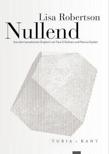 Nullend: Essays in Prosa über Lärm, Pornographie, den Kodex, Melancholie, Lukrez, Falten, Städte und andere damit verbundene Aporien (Neue Subjektile)