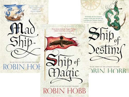 Robin Hobb - The LiveShip Traders Trilogy - 3 Books Collection Set (Ship of M...