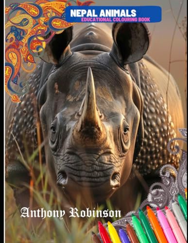 Nepal Animals Educational Colouring Book